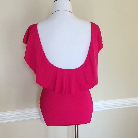Trina Turk NWT fushia one piece - Picture 3 of 10